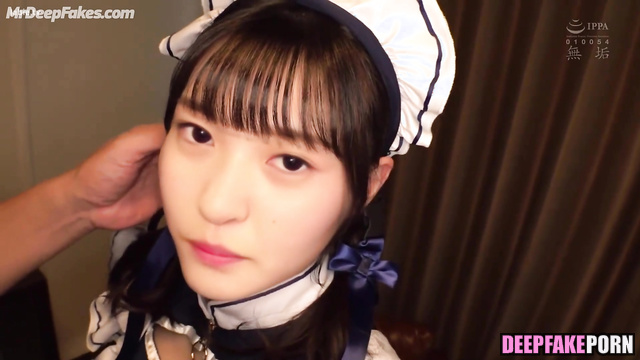 Fake Endo Sakura took off her panties in front of old fart 遠藤 さくら 乃木坂46