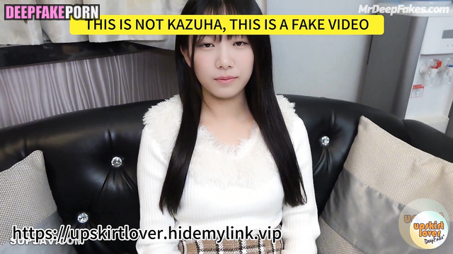 She has never felt so good with anyone / Kazuha face swap ルセラフィム 本物の偽物