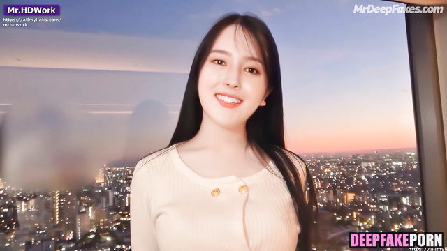 モモランド ディープフェイクビデオ she bet and sucked a cock / Nancy fake porn