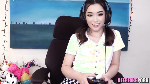 Lustful Emiru wants to be fucked during console playing - fakeapp