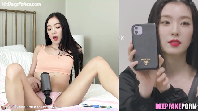 (아이린 레드벨벳) guy really wanted to watch her masturbation - Irene face swap