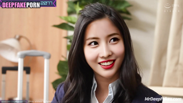 Office lady treated him a drink with Viagra - トゥワイス セックスシーン Momo fakeapp