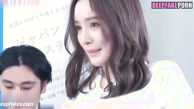 中国人 Chinese star Yang Mi 杨幂 felt SQUIRTING orgasm during her work