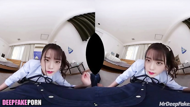Asian schoolgirl fucks like a mature lady (지수 블랙핑크) Jisoo pov celeb sex