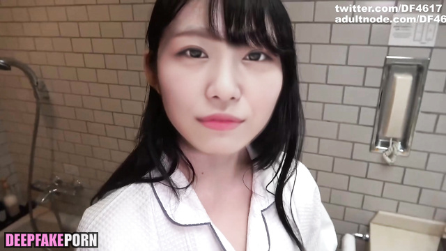 Japanese cutie Aimi enjoys sucking cock in a hotel suite / フェラ 愛美 ディープフェイク エロ [PREMIUM]