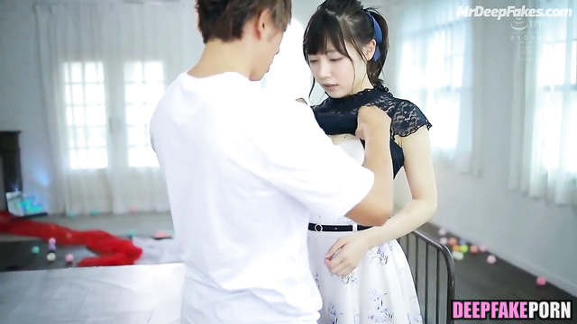 Censored deepfake porn tape of japanese Riho Yoshioka [吉岡里帆 ディープフェイク エロ]