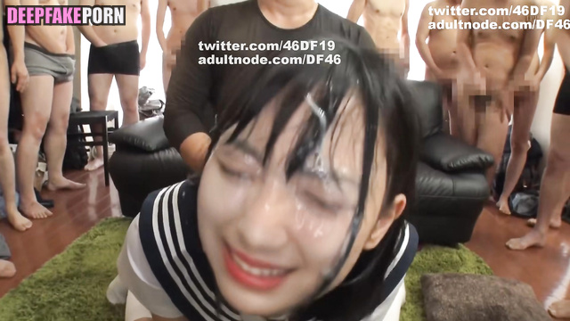 DeepFake bukkake with Hori Miona from Nogizaka46 = 堀 未央奈 乃木坂46 フェイクポルノ [PREMIUM]