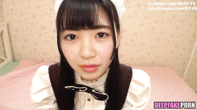 Cute maid Tsutsui Ayame Nogizaka46 is seduced and fingered = fake porn 筒井 あやめ 乃木坂46 フェイクポルノ [PREMIUM]