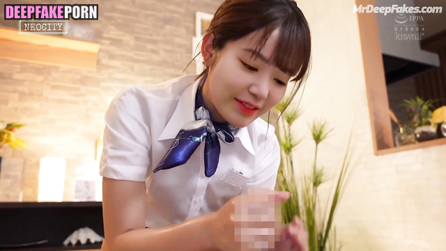 IZ*ONE | IZONE Sakura making a handjob till he cums - deepfake (사쿠라 아이즈원 싸다 딥페이크)