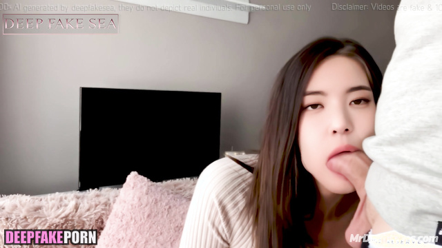 리아 있지 Lia feels comfortable with a dick in her mouth - deepfake video