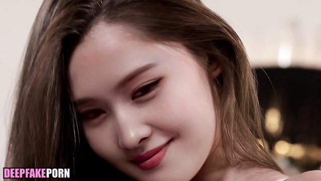 トゥワイス 人工知能 she is waiting for her gorgeous black stud, Momo face swap [PREMIUM]