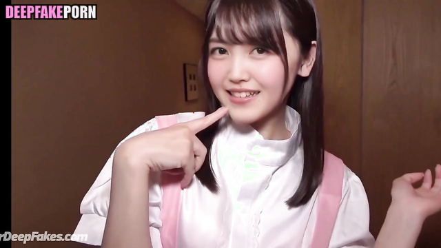 Shy teen licking your leg (久保史緒里 乃木坂46) Shiori Kubo pov fetish sex scenes