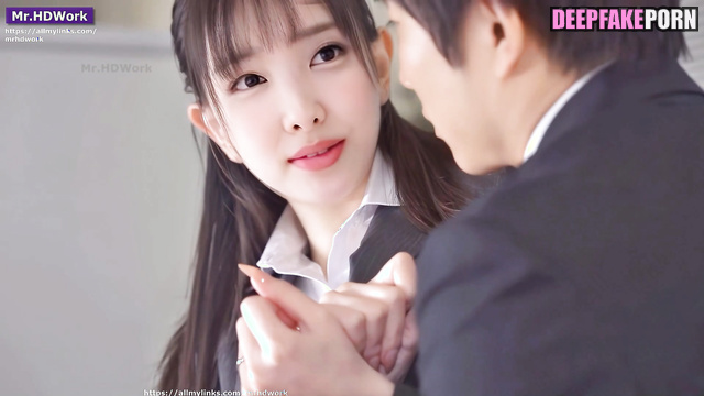 Hot seducing in the office / Nayeon in hot fake video - トゥワイス セレブのセックス