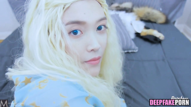 Supervillain moaning so hot with her stud / IU (아이유 인터넷 연예인) face swap [PREMIUM]