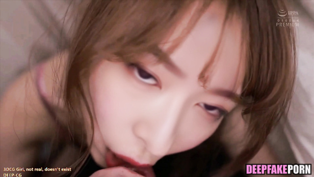 Beauty Minju (アイズワン 本物の偽物) seduced a cock under sheets - face swap [PREMIUM]