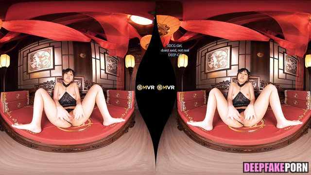 Brunette showed pussy in asian sex salon - Mina (トゥワイス セックステープ) A.I. [PREMIUM]