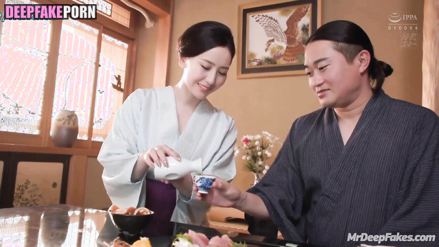 Good wife 佟丽娅 Tong Liya feeds her husband with her pussy 中国人 Chinese