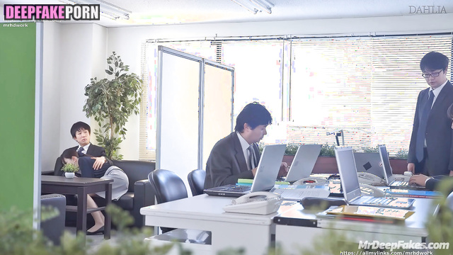 少女時代 ディープフェイクビデオ office workers enjoying genitals each other, ai Yoona