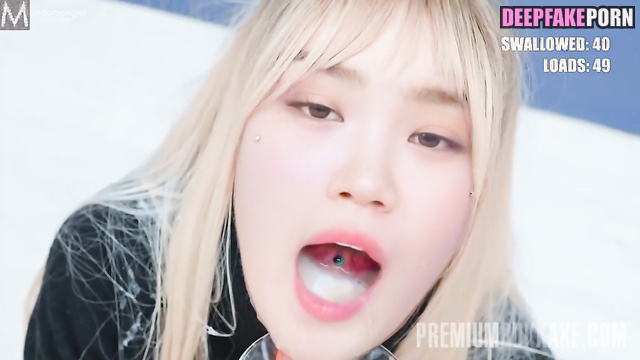 Celebrity sex Chaewon never swallowed so much cum 有名人のセックス アイズワン IZ*ONE [PREMIUM]