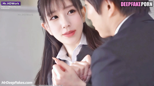 Office partners having a great time after work / 조미연 연예인 섹스 Miyeon A.I.