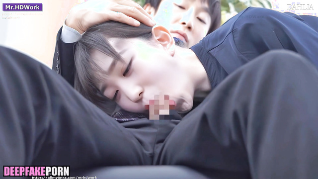 Naughty office lady wants to fool around after work ai Wonyoung アイヴ 本物の偽物