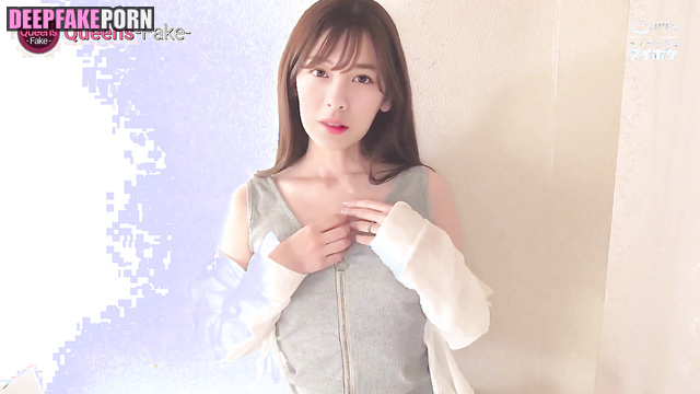 She showed you her wet panties, Kanna Hashimoto (橋本 環奈 セックスシーン) A.I. [PREMIUM]