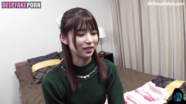 She first satisfied herself and then got sex / Mina (トゥワイス ポルノ) face swap