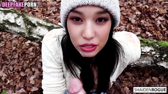 Wonyoung is so naughty that she does cum swap in park 韓国語 Korean アイヴ IVE [PREMIUM]