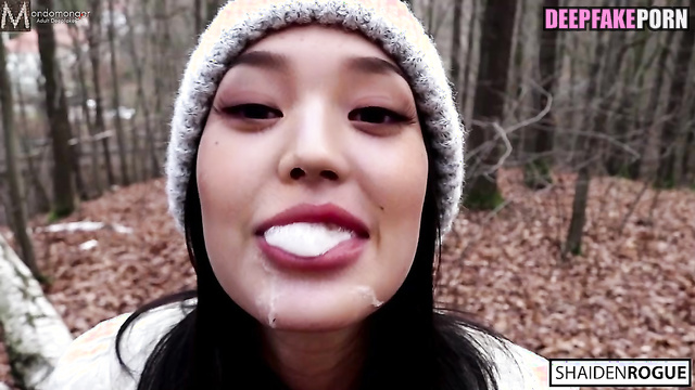 Wonyoung is so naughty that she does cum swap in park 韓国語 Korean アイヴ IVE [PREMIUM]