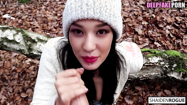 Wonyoung is so naughty that she does cum swap in park 韓国語 Korean アイヴ IVE [PREMIUM]