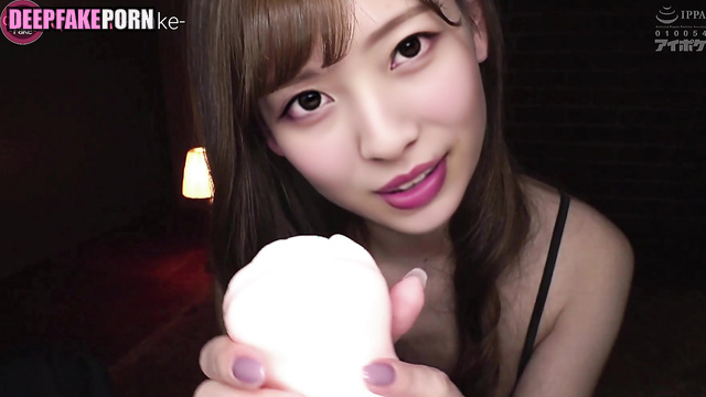 Hot threesome porn with obedient girl Minami Hamabe (浜辺美波 本物の偽物) A.I. [PREMIUM]