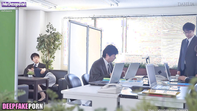 에스파 Winter is so naughty that she sucks in office 딥페이크 deepfake aespa 윈터