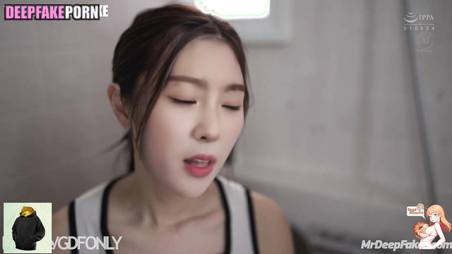 Babe in wet top is going to have foursome / ケプラー セックスシーン Chaehyun A.I.