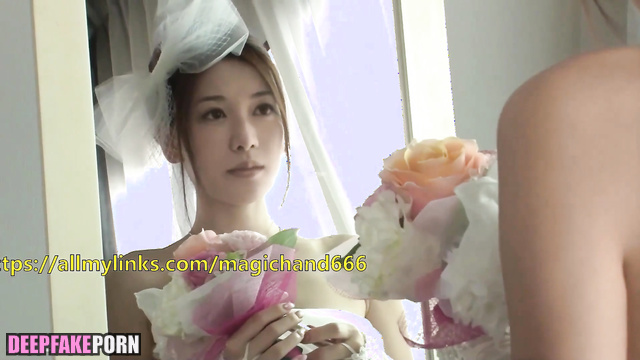 Naughty bride 林志玲 Lin Chi-ling cheats on her wedding day 真假的/real fake