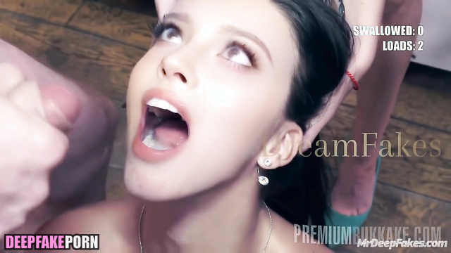 Close up ai scenes with her mouth full of cum (fake Sullyoon) 설윤 엔믹스