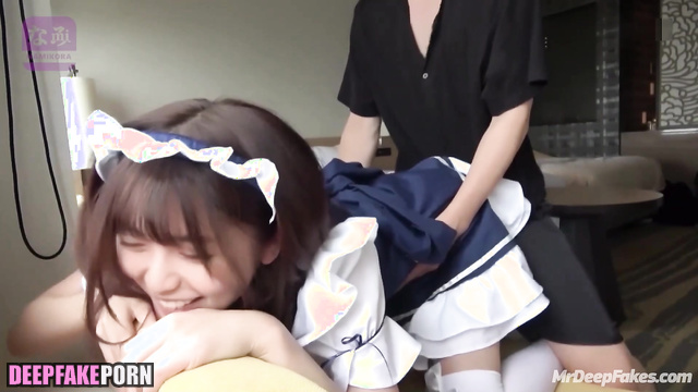 (齋藤 飛鳥 乃木坂46) pretty asian star Asuka Saito entertaining her fan, fakeapp
