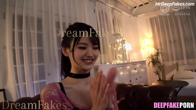 Traditional Korean 韓国語 dinner with Wonyoung continues with wildest sex アイヴ IVE