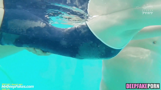 He taught her how to swim and fuck - Winter (윈터 에스파) internet celebrity