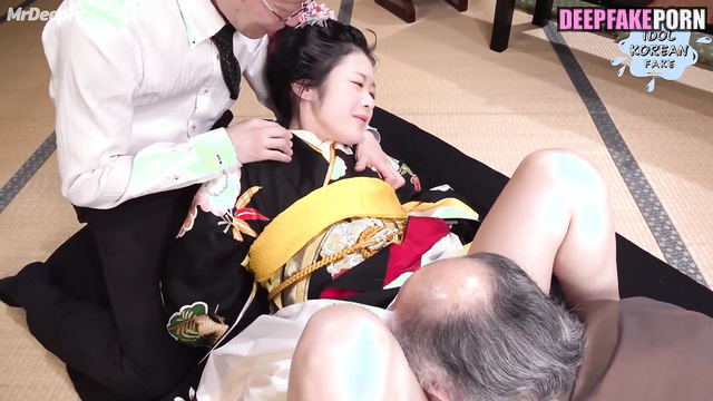 Old farts cumed very fast / Hanni (ニュージーンズ ポルノ) threesome sex scenes