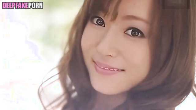 First sex made an impression on her, Kyoko Fukada face swap 深田 恭子 セックスシーン