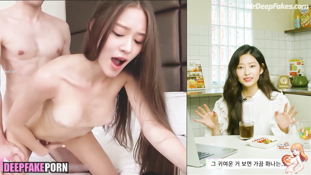 アイズワン 本物の偽物 sweet Minju needs to cum with your cock inside - real fake