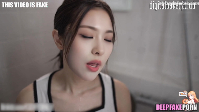 Sexy strangers cumed in her mouth (in the bathroom) 나경 프로미스나인 ai Nagyung