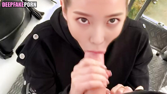 Unforgettable blowjob at extreme heights with slutty IU 아이유 섹스 테이프 ai