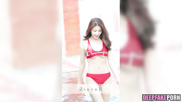 Brunette in red bikini wants to pick you up - Seohyun (少女時代 本物の偽物) ai
