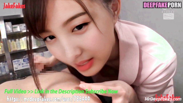 The fastest handjob in his life / by sexy nurse Nayeon (トゥワイス 本物の偽物) A.I.