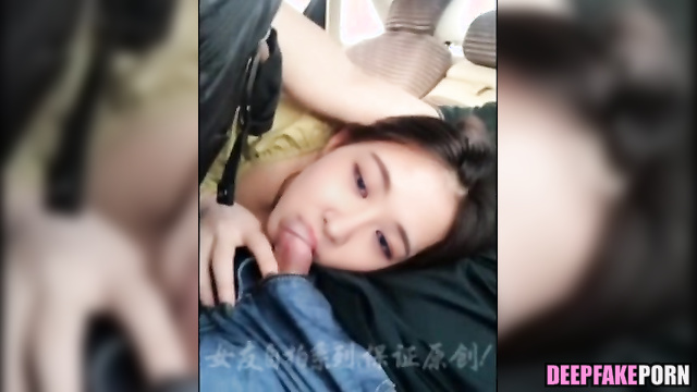 She gets turned on by blowjob in the car, Rose (로제 블랙핑크) adult tapes [PREMIUM]