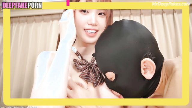 Schoolgirl enjoying romantic sex with her hot guy, Chaewon アイズワン ポルノ ai