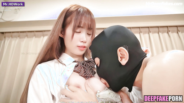 Schoolgirl enjoying romantic sex with her hot guy, Chaewon アイズワン ポルノ ai