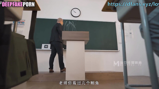 Teacher showed everyone how to caress a woman, ai Liu Shishi 刘诗诗 網紅