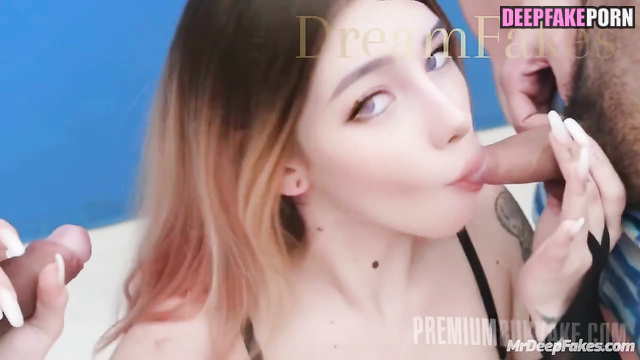 Bukkake party with Lee Seo Ah (이서아 인터넷 연예인) she's a real blowjob star, ai